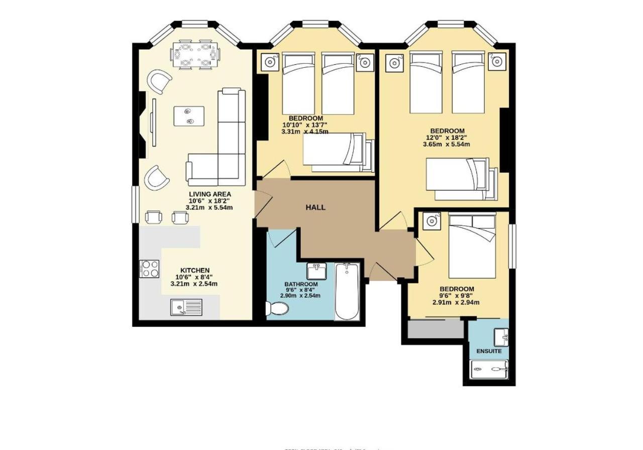Central Lanes Pad By My Getaways Free Parking For One Car Hove Extérieur photo